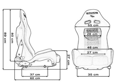 Bride Stradia Low Max Recliner Seats