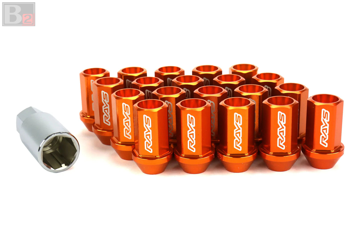 Rays L42 Dura-Nut Straight Type Lug Nut And Lock Set