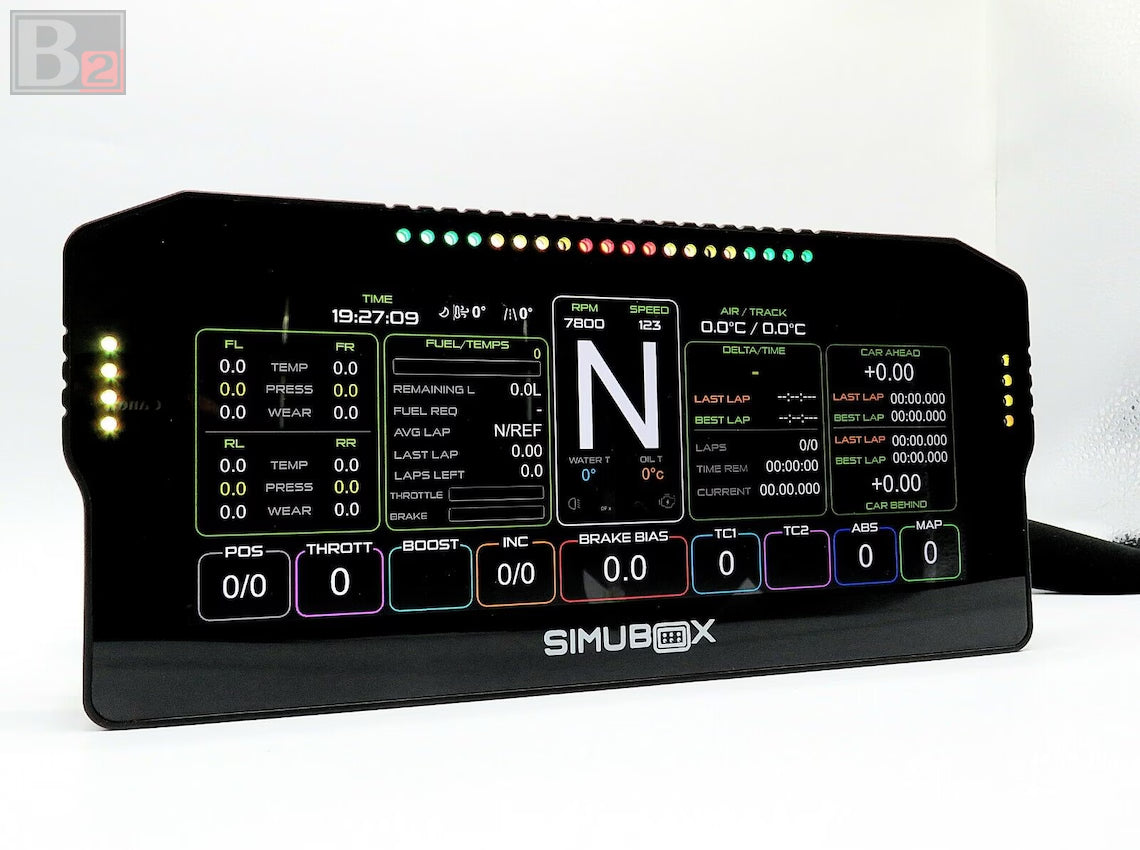 SimRuito 10.3 Inch Multi-Unit Dashboard Display Unit