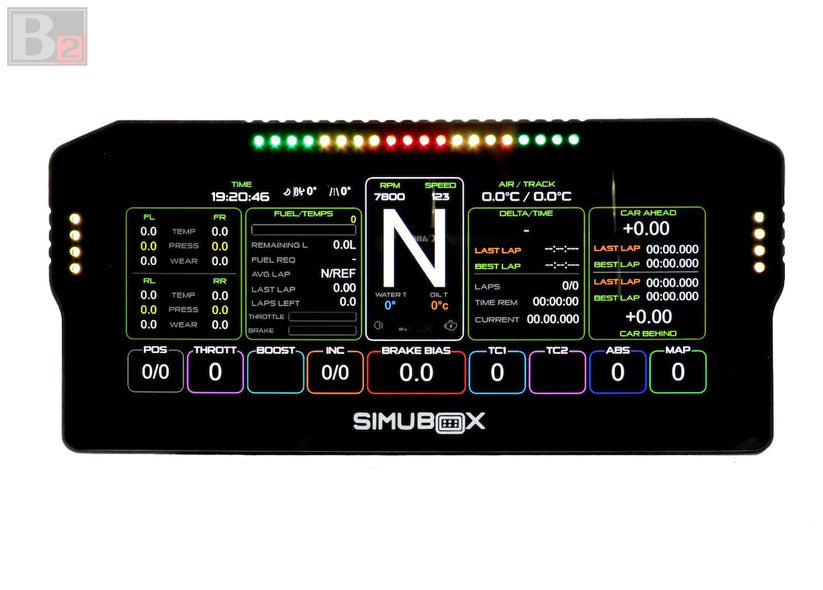 SimRuito 10.3 Inch Multi-Unit Dashboard Display Unit – Box 2 Motorsport