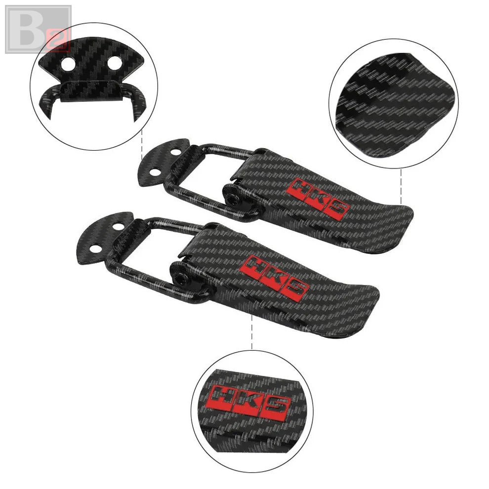 HKS Carbon Fiber Bumper Quick Release Fastener (Red)