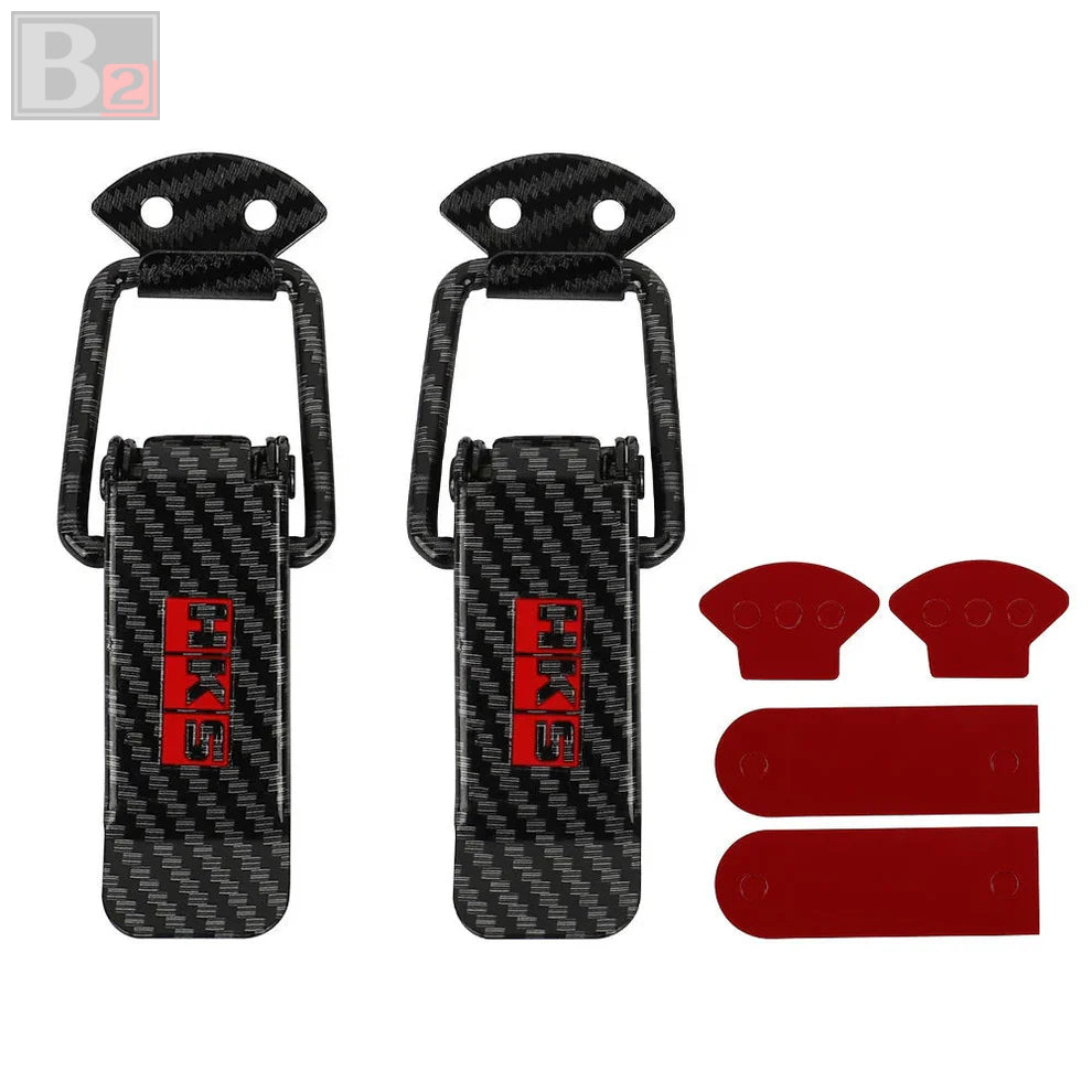 HKS Carbon Fiber Bumper Quick Release Fastener (Red)