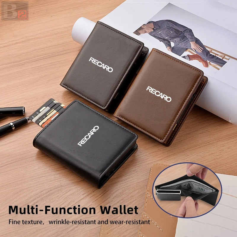 Recaro Slim Fold Leather Wallet