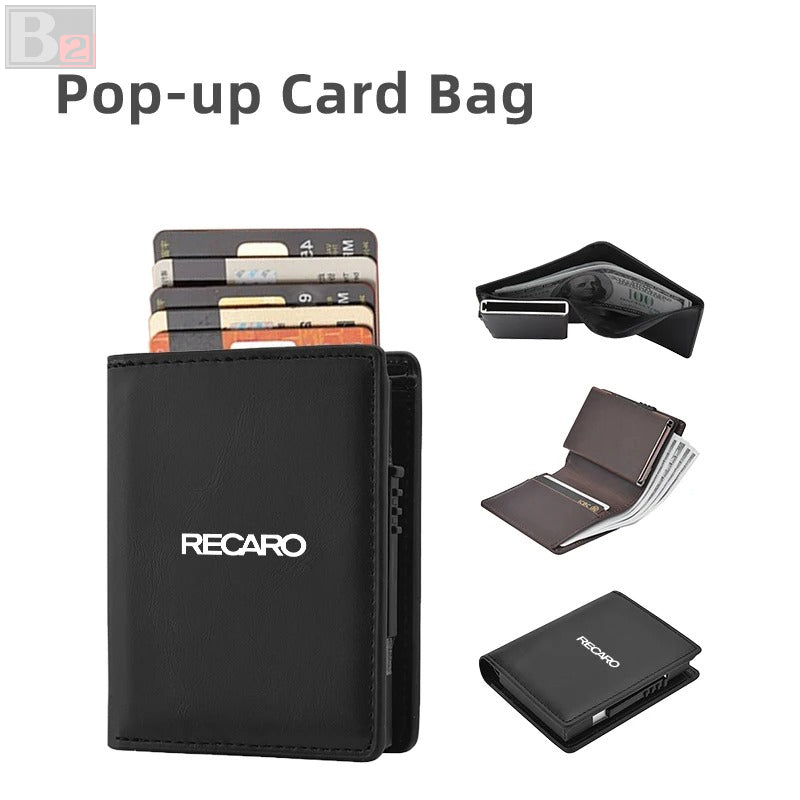 Recaro Slim Fold Leather Wallet
