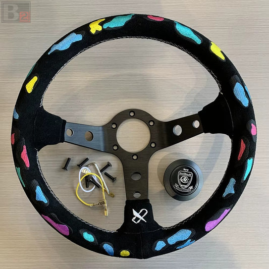 Vertex Leopard Alcantara Steering Wheel 330mm