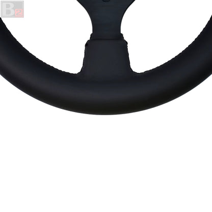 280mm Mini Kaido Racer Style Steering Wheel (Blue Center Stripe)