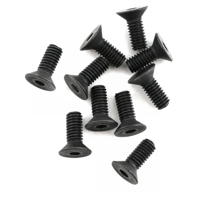 Titanium Flush Steering Wheel Bolts - Black (M5 x 8mm)