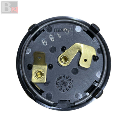 Momo Horn Button - Yellow Arrow Over Black