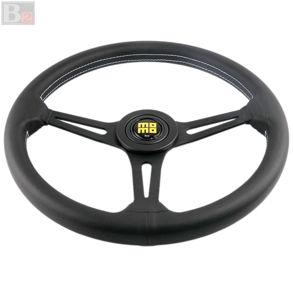 Momo 380mm Retro Series Leather Steering Wheel