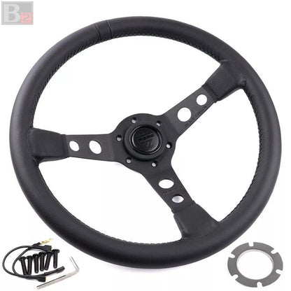 Momo Prototipo P5 Black Edition Deep Dish 350mm Steering Wheel