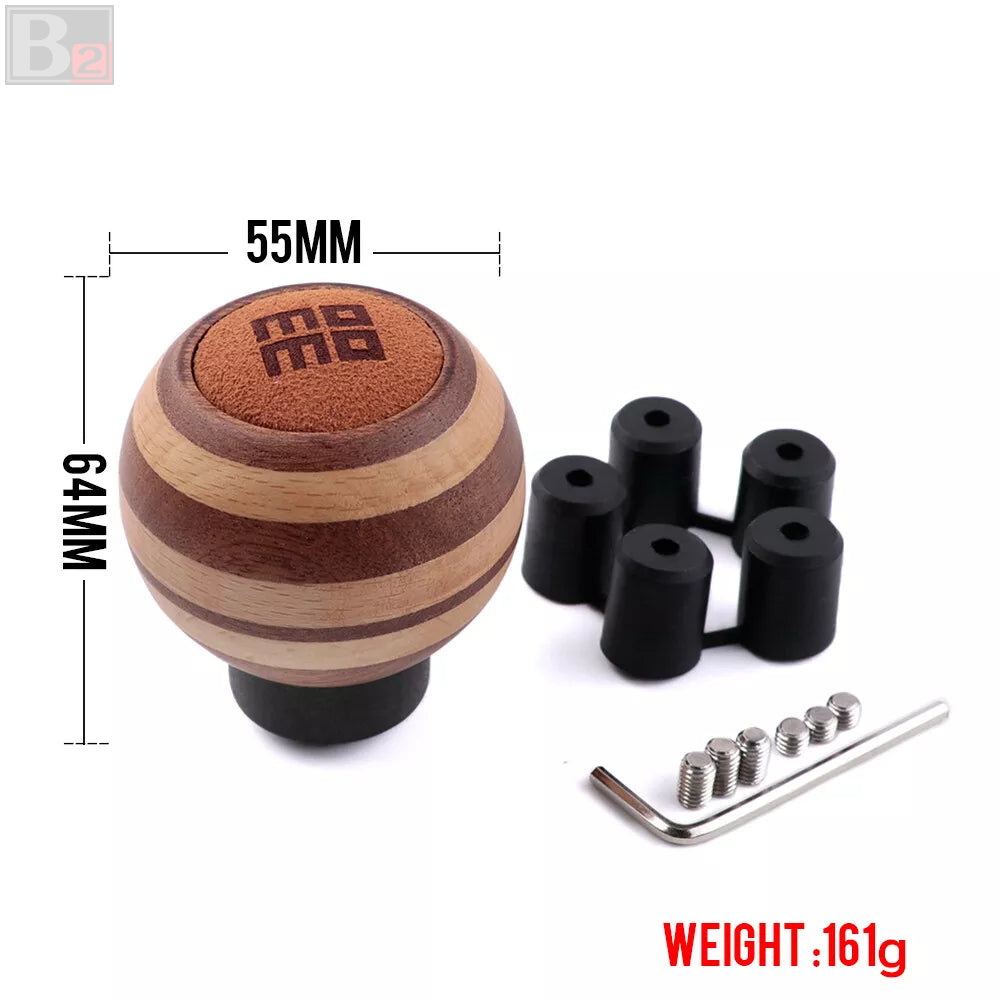 Momo Heritage Line Mahogany Wood Shift Knob