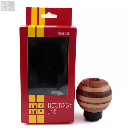 Momo Heritage Line Mahogany Wood Shift Knob
