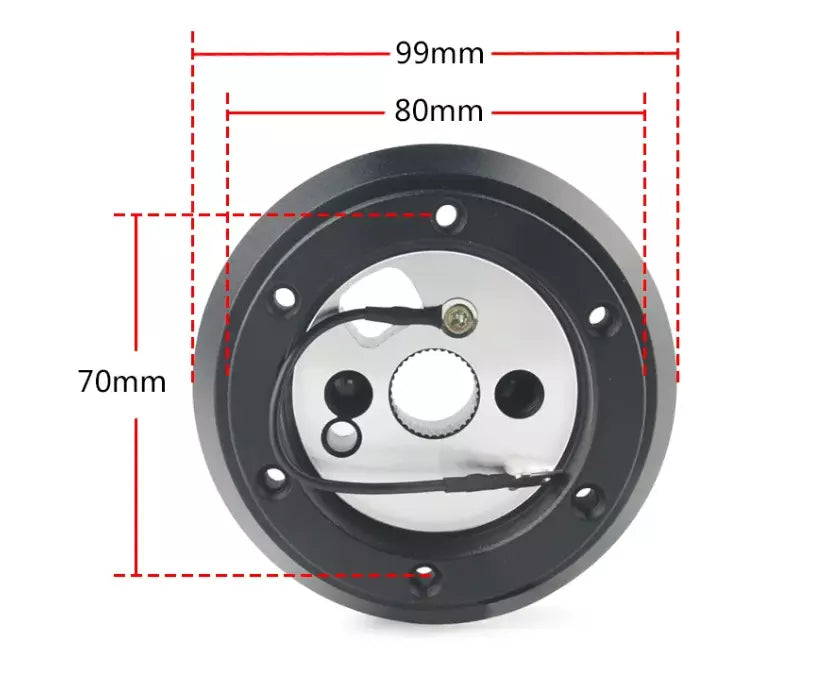 Steering Wheel Hub Adapter - Jeep Chevy Pontiac Dodge (SRK-170H)