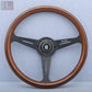 NARDI Classic 360mm Steering Wheel Mahogany Wood with Black Finish