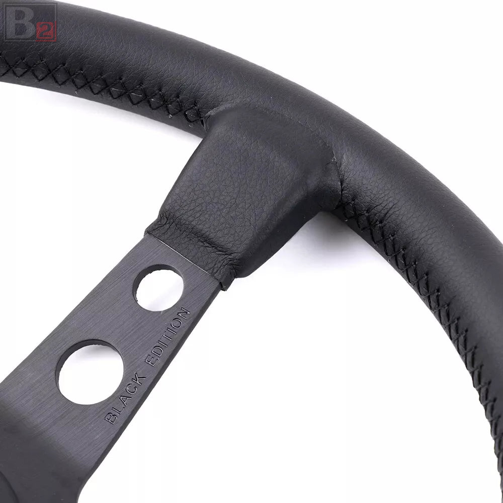 Momo Prototipo P5 Black Edition Deep Dish 350mm Steering Wheel