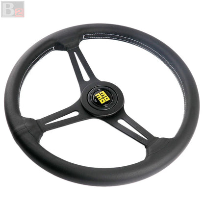 Momo 380mm Retro Series Leather Steering Wheel
