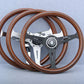 NARDI Classic 360mm Steering Wheel Mahogany Wood with Black Finish