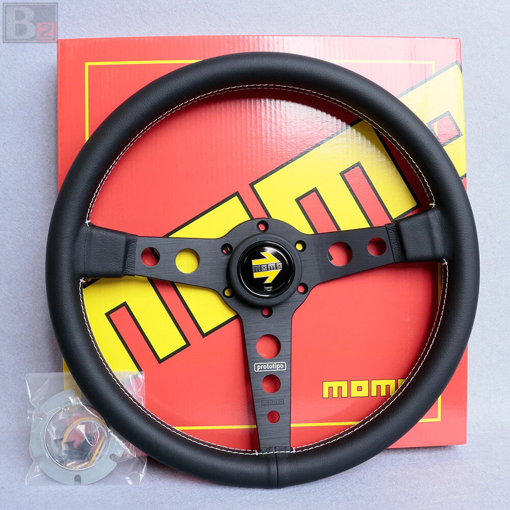 MOMO prototipo 35φ Amazon.com: MOMO R1905_35L Mod 07 350 mm Leather Steering