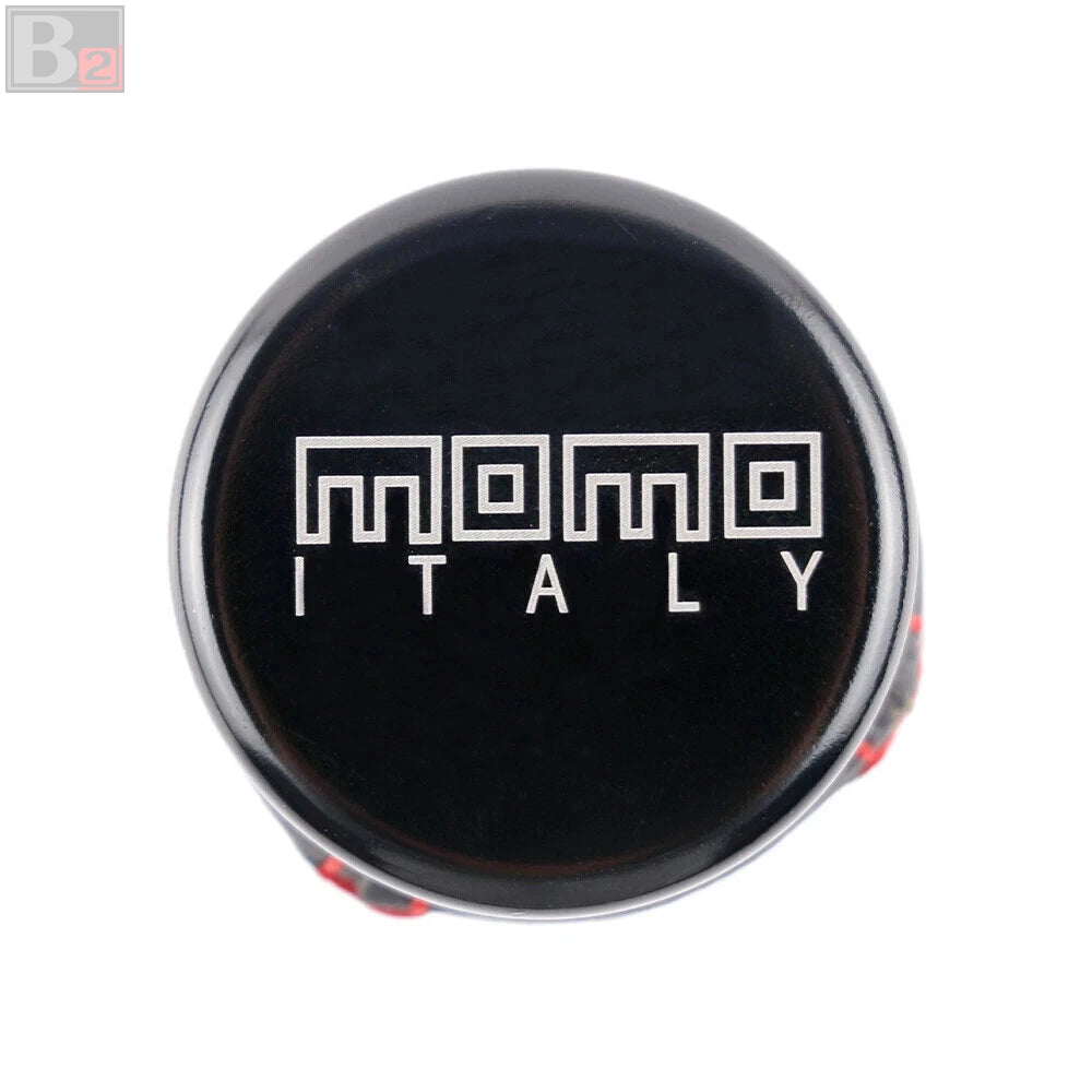 Momo Italy steering wheel hub with size options displayed on a white background