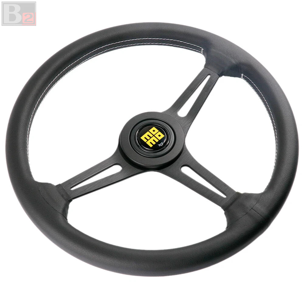 Momo 380mm Retro Series Leather Steering Wheel