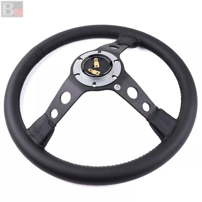 Momo Prototipo P5 Black Edition Deep Dish 350mm Steering Wheel