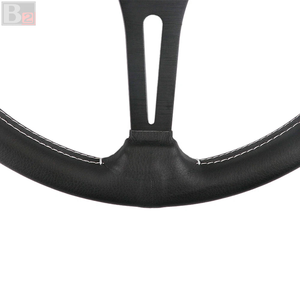 Momo 380mm Retro Series Leather Steering Wheel