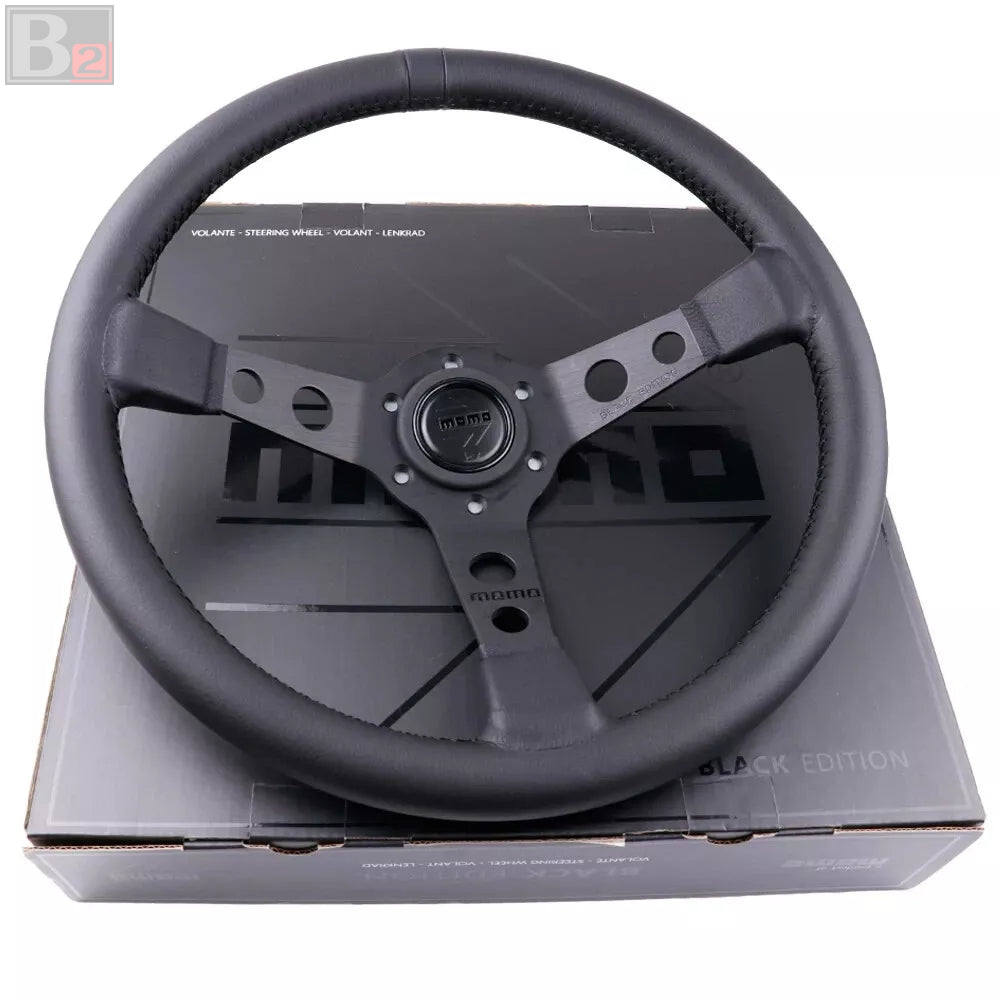 Momo Prototipo P5 Black Edition Deep Dish 350mm Steering Wheel