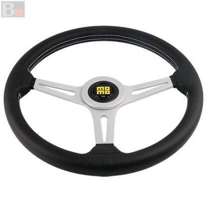 Momo 380mm Retro Series Leather Steering Wheel