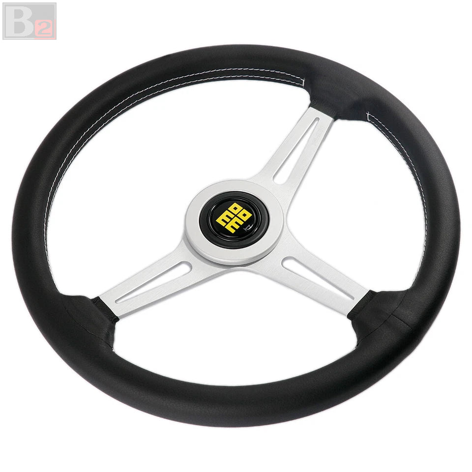 Momo 380mm Retro Series Leather Steering Wheel