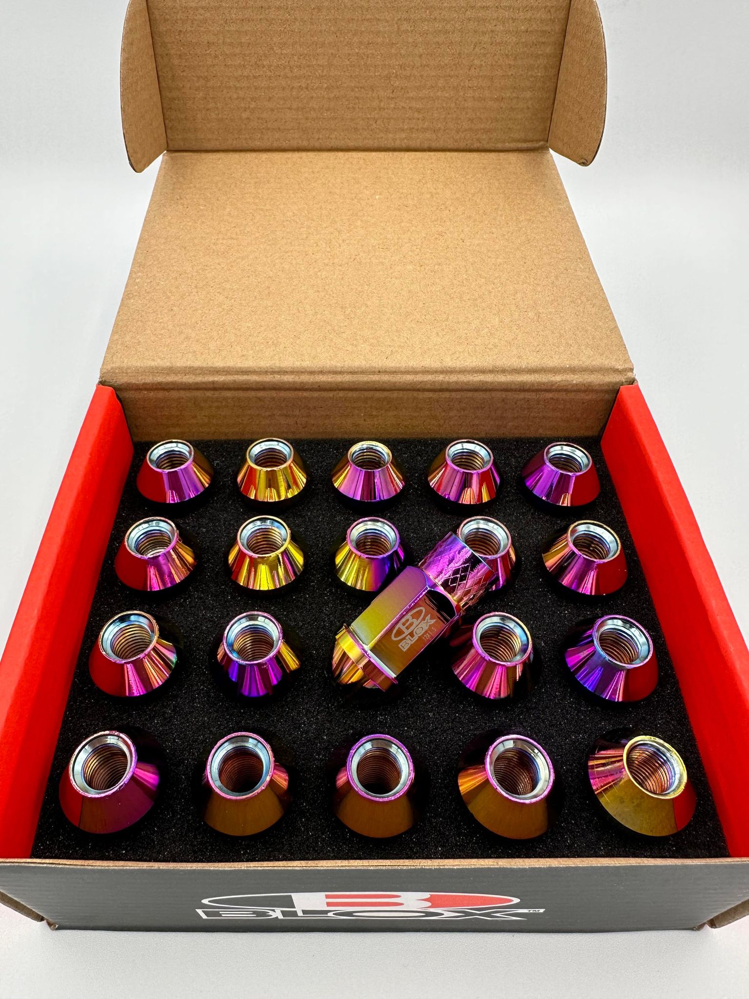 BLOX Racing Forged Lug Nuts Street Series (Open Ended 20 Pieces)