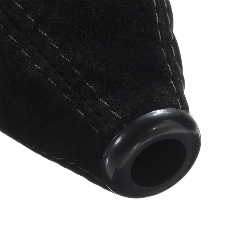 Universal Leather Gear Shift Boot Cover - Black UK